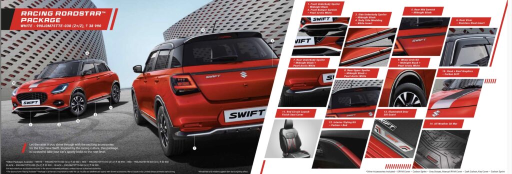 Maruti Swift Racing Roadstar Package